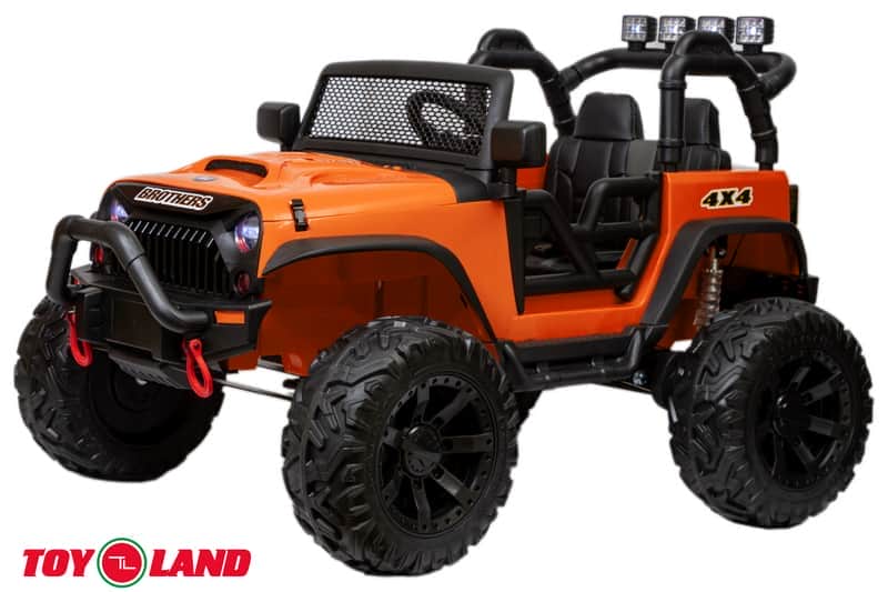 картинка Джип Jeep 12V 4х4 JC666 Оранжевый 