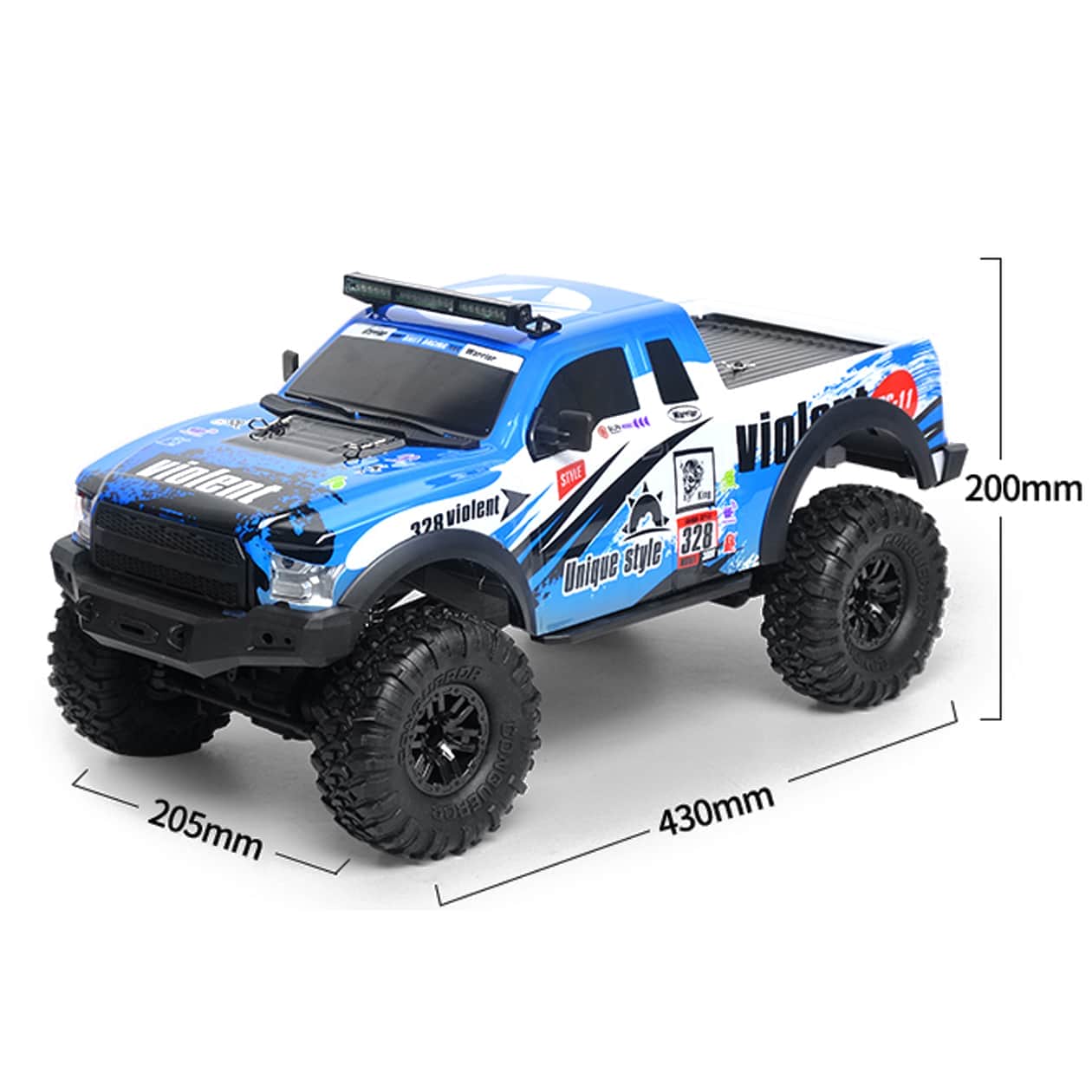 картинка Радиоуправляемый краулер HB Beast Climbing (43 см, 4WD, 1:10) - HB-ZP1010 