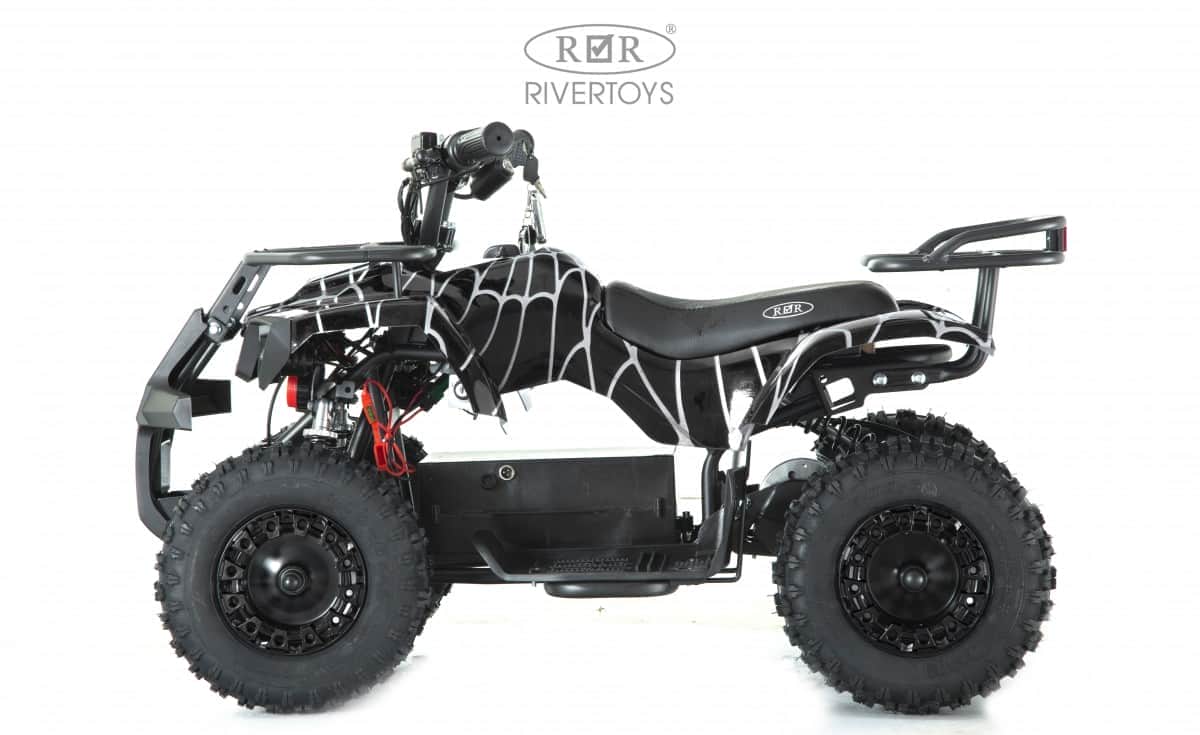 картинка Детский электроквадроцикл TIKI черный Spider 