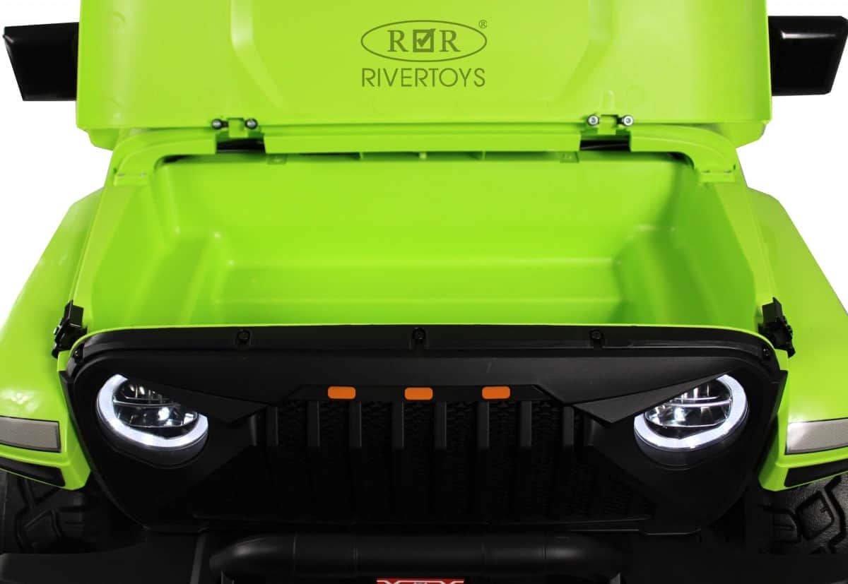 картинка Детский электромобиль Jeep A222AA зеленый 