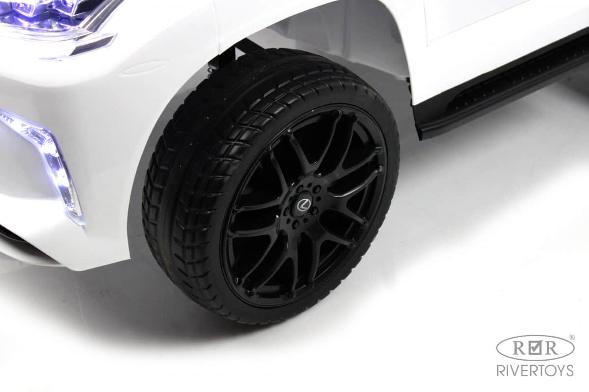 картинка Детский электромобиль Lexus 570 (E555EE) белый 