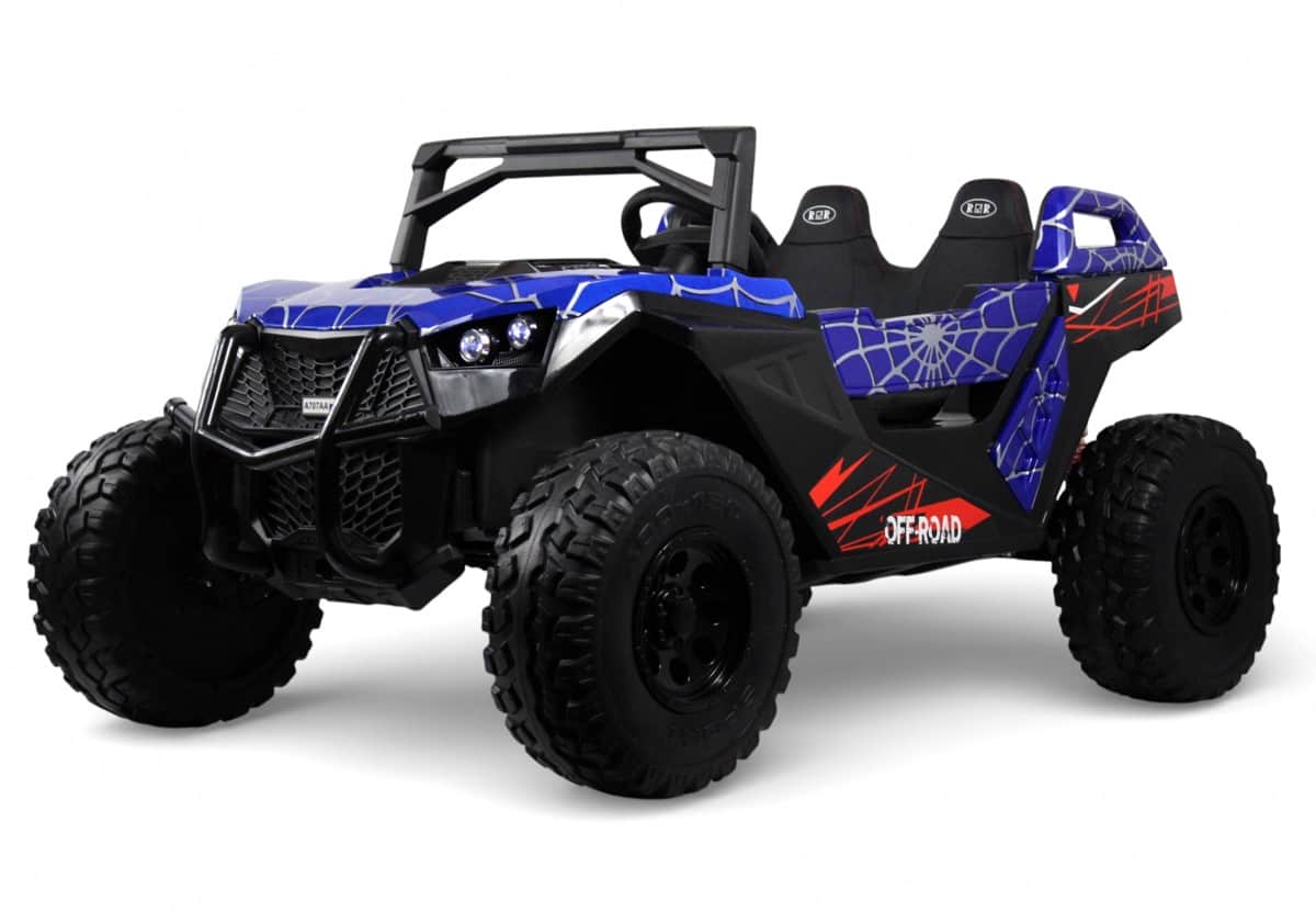 картинка Детский электромобиль A707AA LUX NEW 4WD синий Spider 