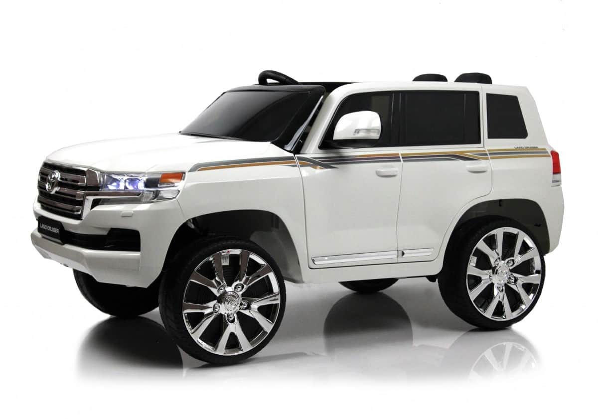 картинка Детский электромобиль Toyota Land Cruiser 200 (JJ2022) белый 