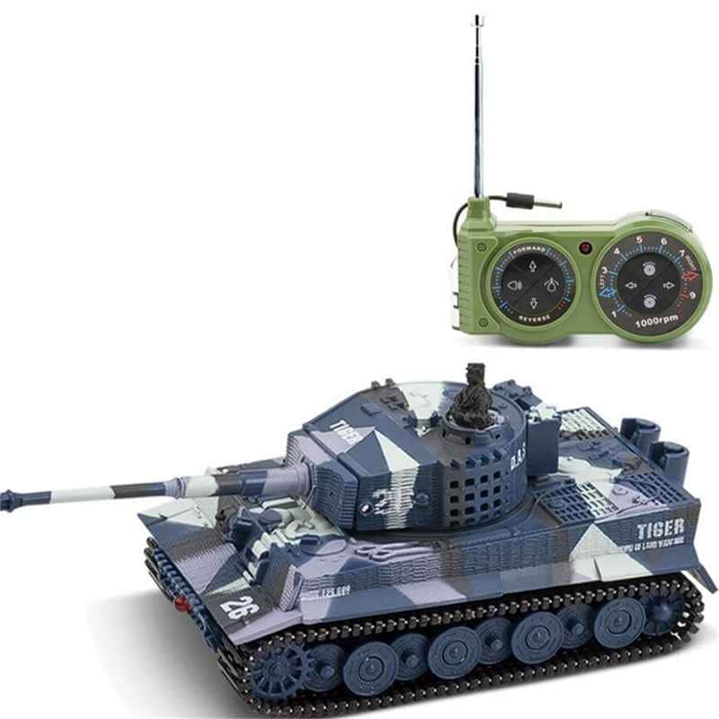 картинка Радиоуправляемый танк Great Wall Tiger (серый камуфляж, 40MHz, 1:72) - 2117-3 