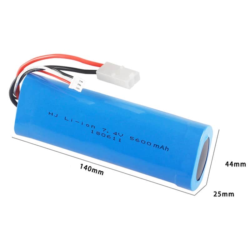 картинка Аккумулятор Li-Ion 7.4V 5600 mAh, разъем Tamiya - HJ-210718 