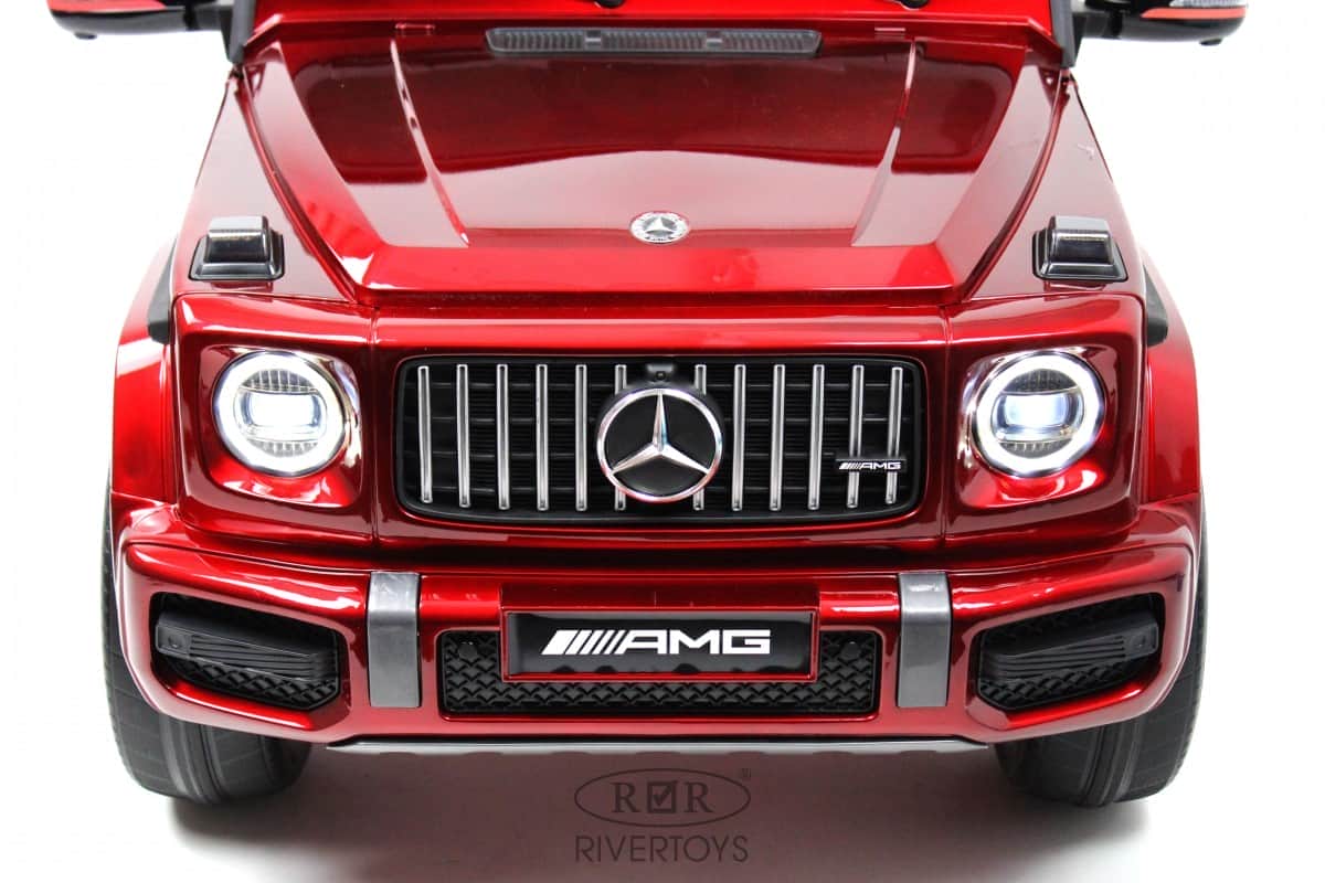 картинка Детский электромобиль Mercedes-Benz G63 4WD (K999KK) вишневый глянец 