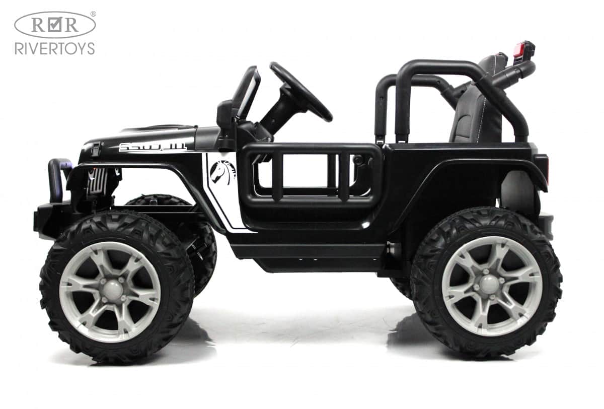 картинка Детский электромобиль T222TT 4WD черный 