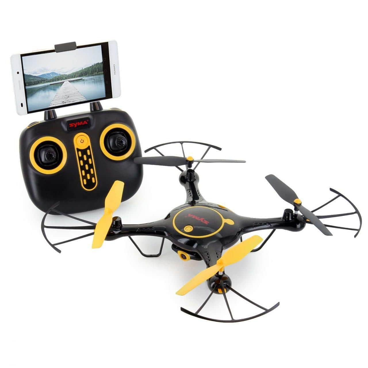 картинка Радиоуправляемый квадрокоптер Syma X5UW FPV RTF 2.4G - X5UW-BLACK 