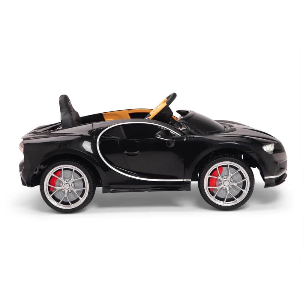 картинка Детский электромобиль Bugatti Chiron (черный лак, 12V) - HL318 