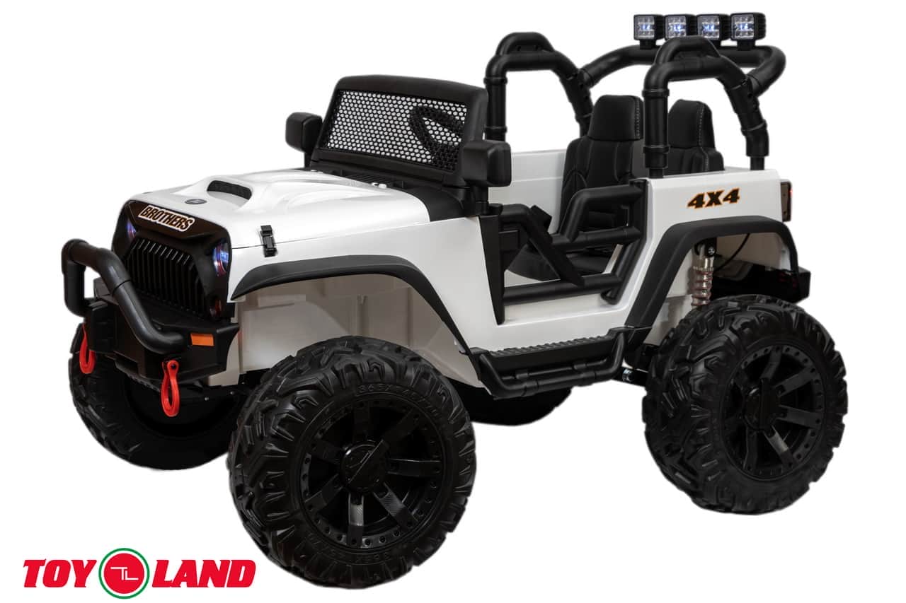 картинка Джип Jeep 12V 4х4 JC666 Белый 