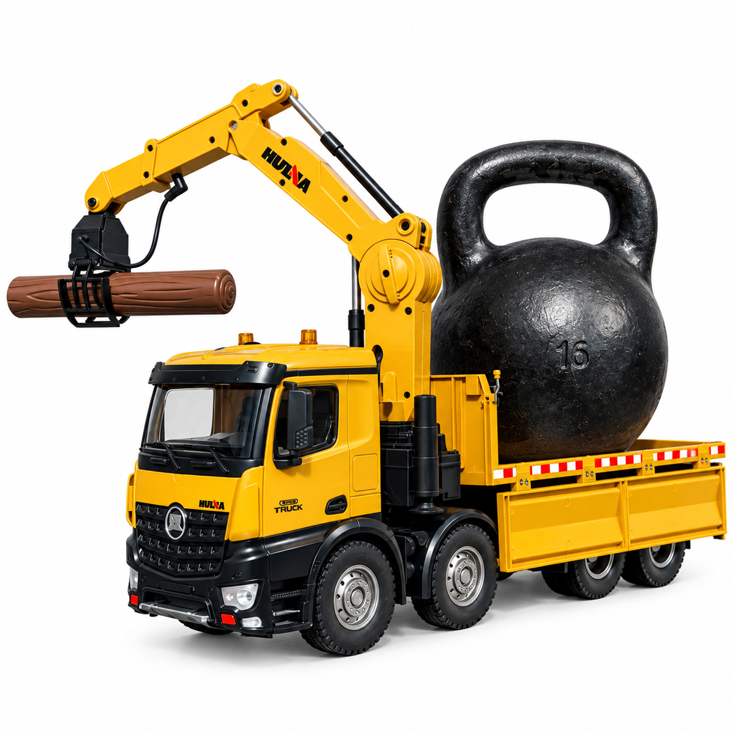 картинка Радиоуправляемый самосвал-кран-погрузчик HuiNa Toys 1:14 - HN1538 