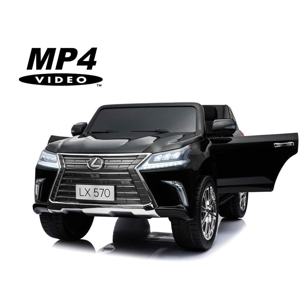 картинка Детский электромобиль Lexus LX570 4WD MP4 - DK-LX570-BLACK-PAINT-MP4 