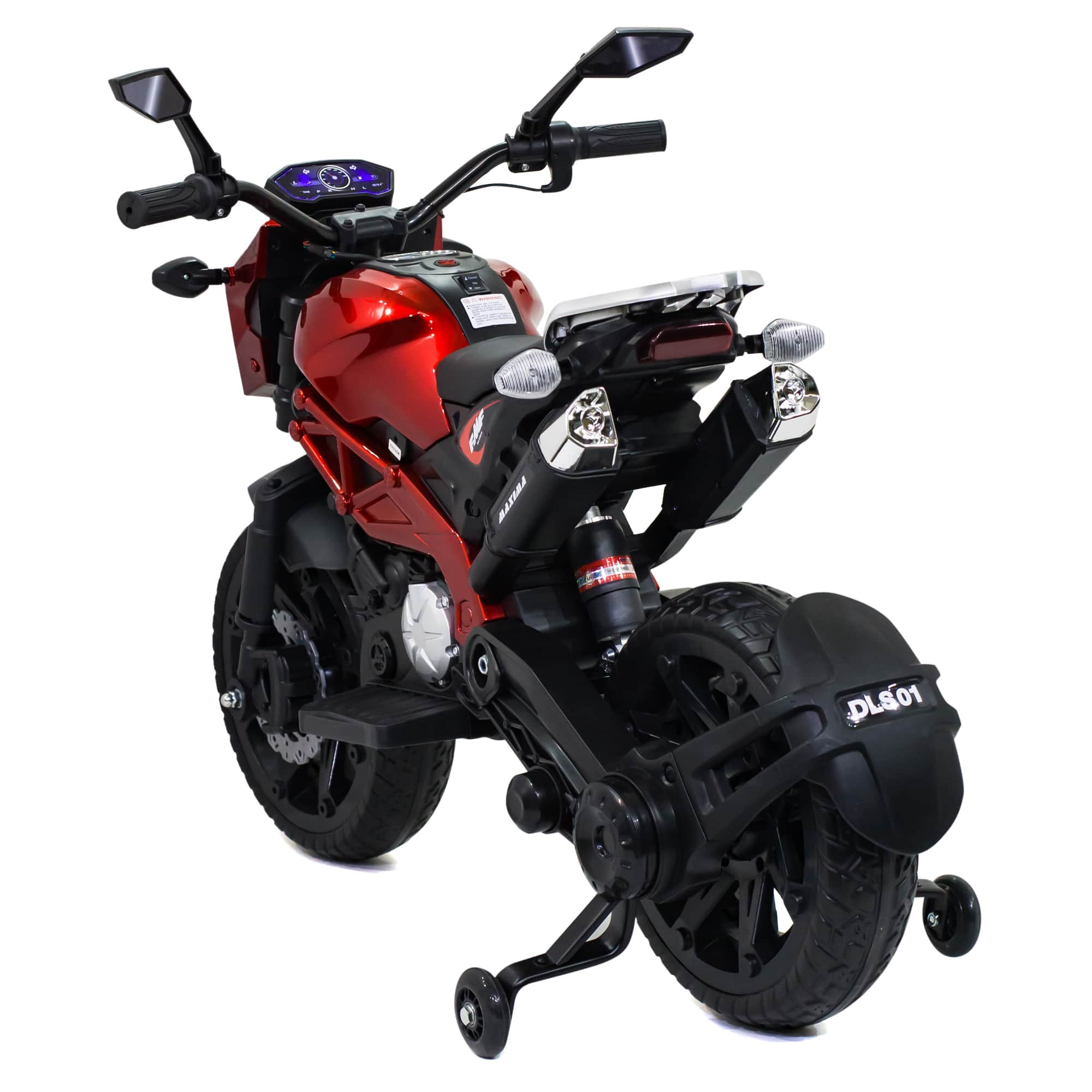 картинка Детский электромотоцикл Harley Davidson (12V, EVA, ручка газа) - DLS01-SP-RED 