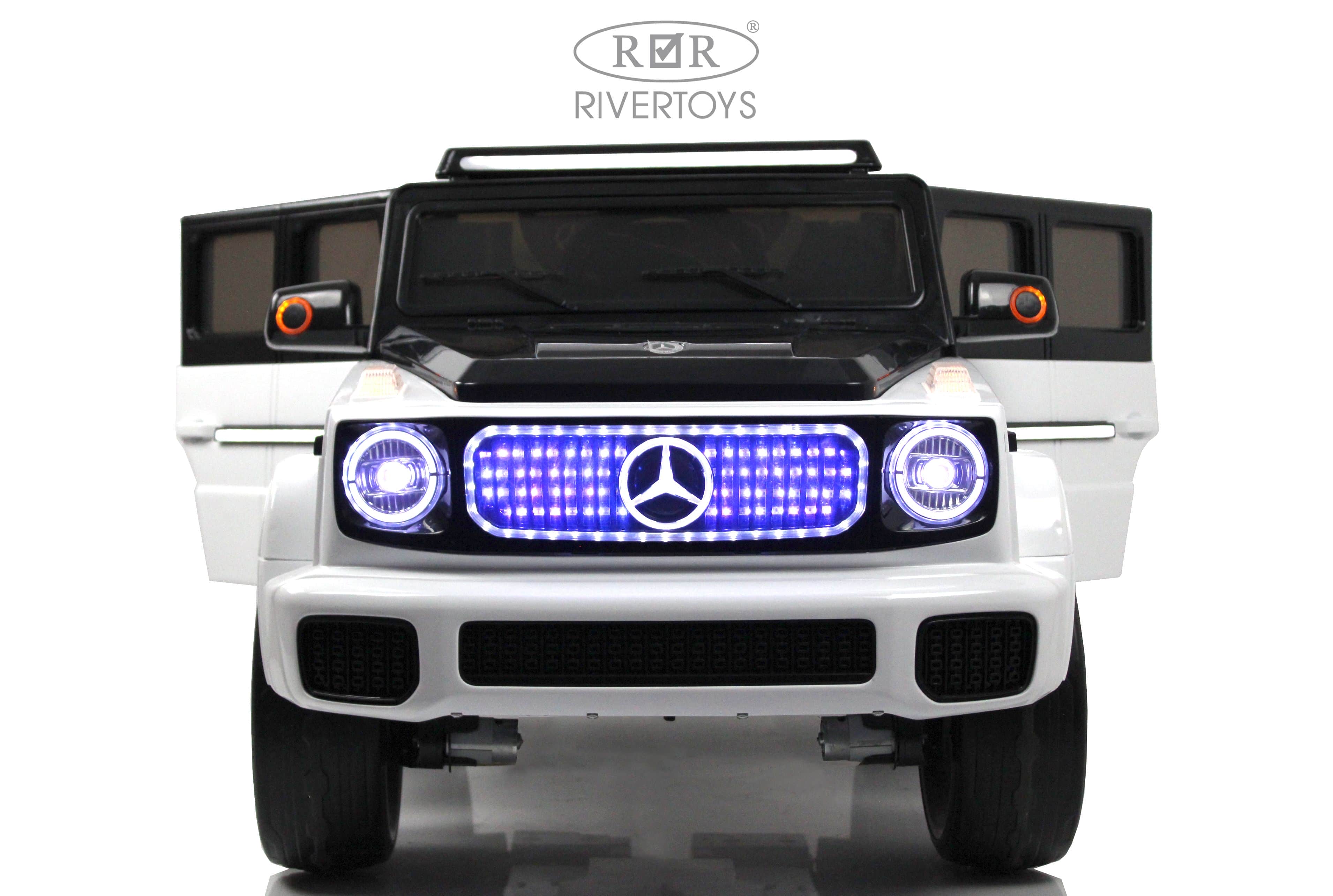 картинка Детский электромобиль Mercedes-Benz EQG (E222EE) белый 