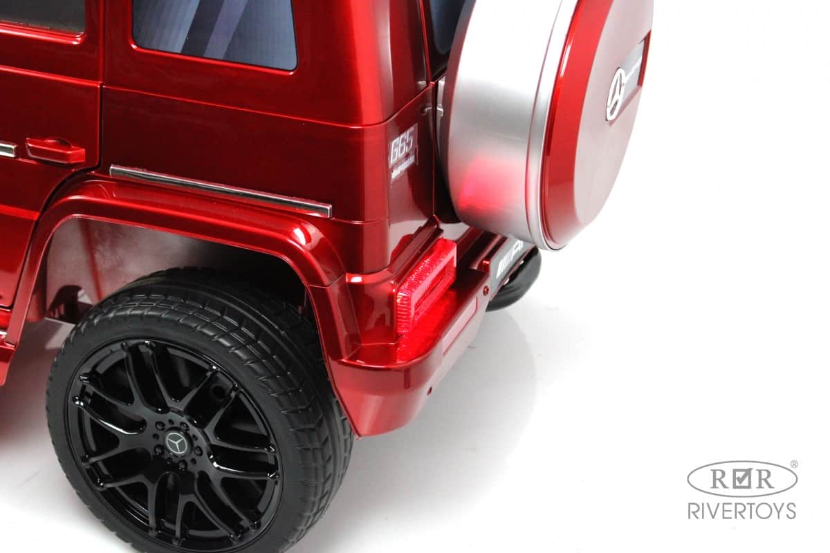 картинка Детский электромобиль Mercedes-Benz G65 (E111EE) красный глянец 