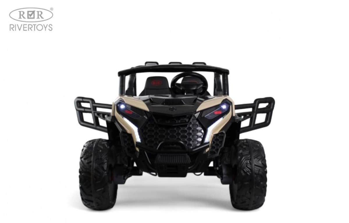 картинка Детский электромобиль K555KK 4WD 24V бежевый 