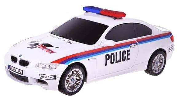 картинка Радиоуправляемая машина GK Racer BMW M3 Coupe POLICE масштаб 1:18 - 866-1803PB-WHITE 