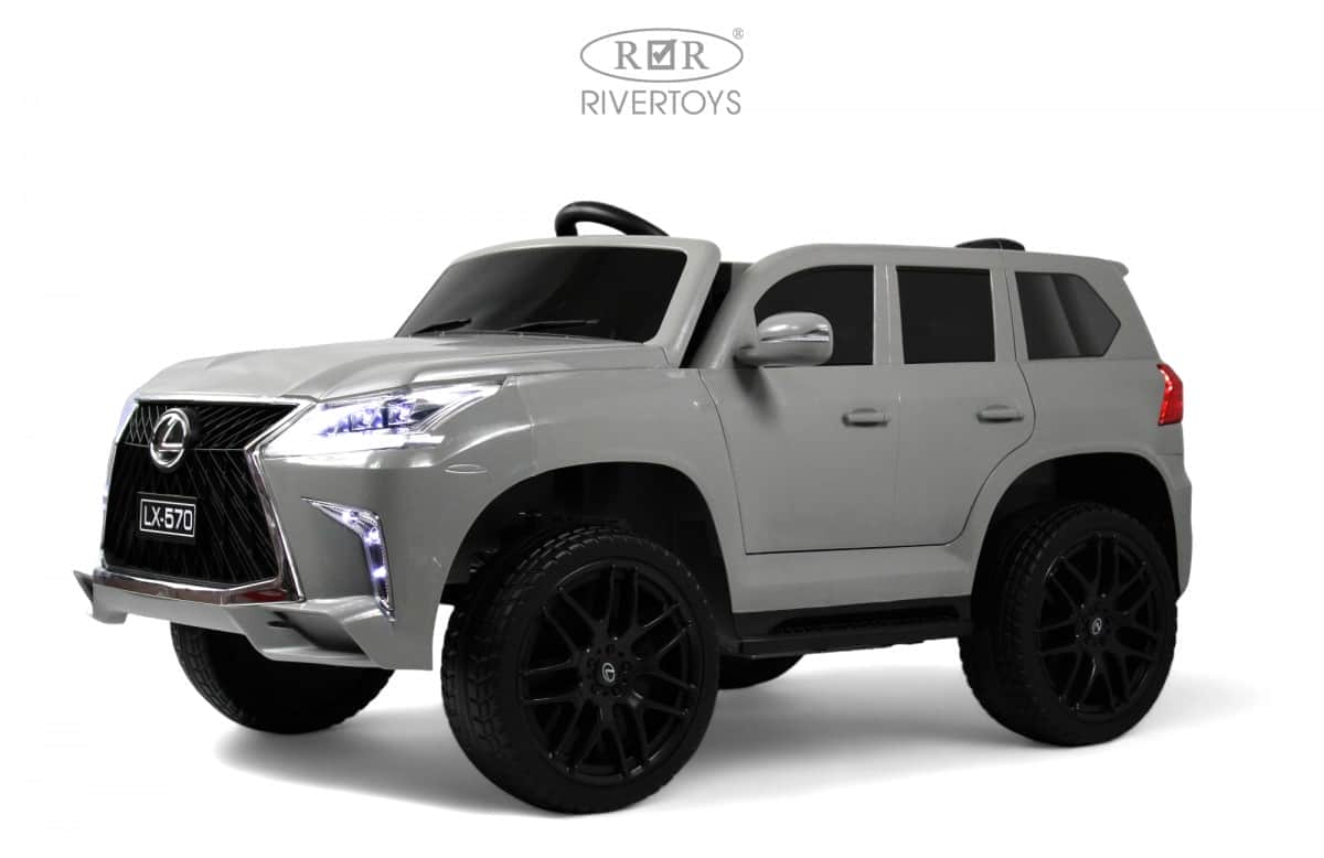 картинка Детский электромобиль Lexus 570 (E555EE) серый 