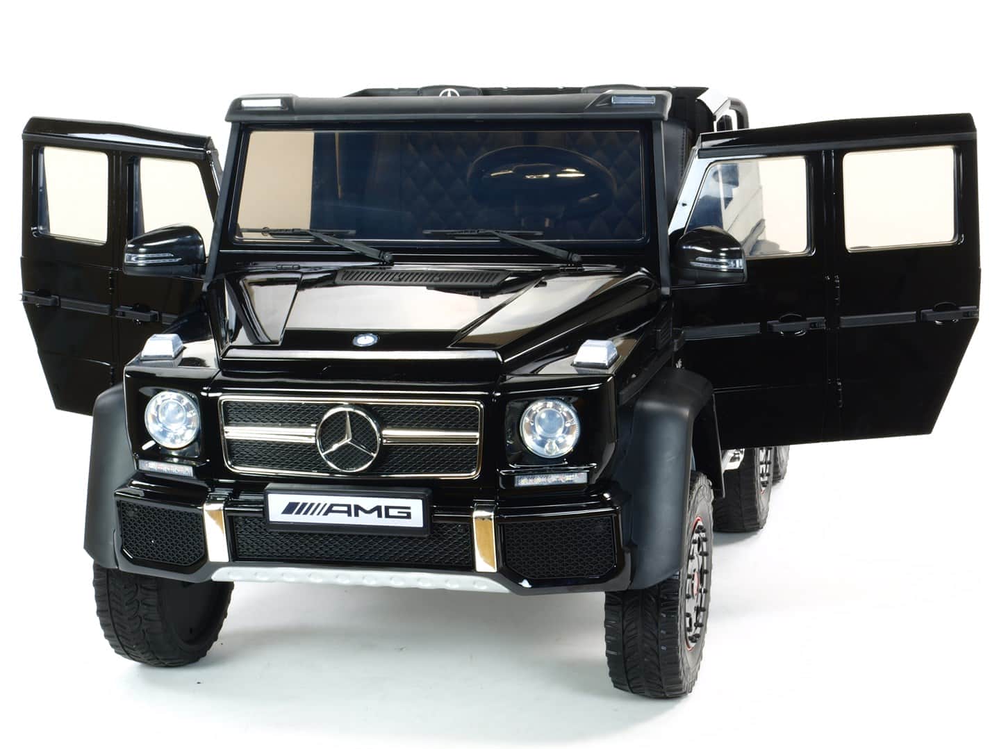 картинка Двухместный электромобиль Mercedes Benz G63 6x6 4WD - ABL1801-BLACK-PAINT 
