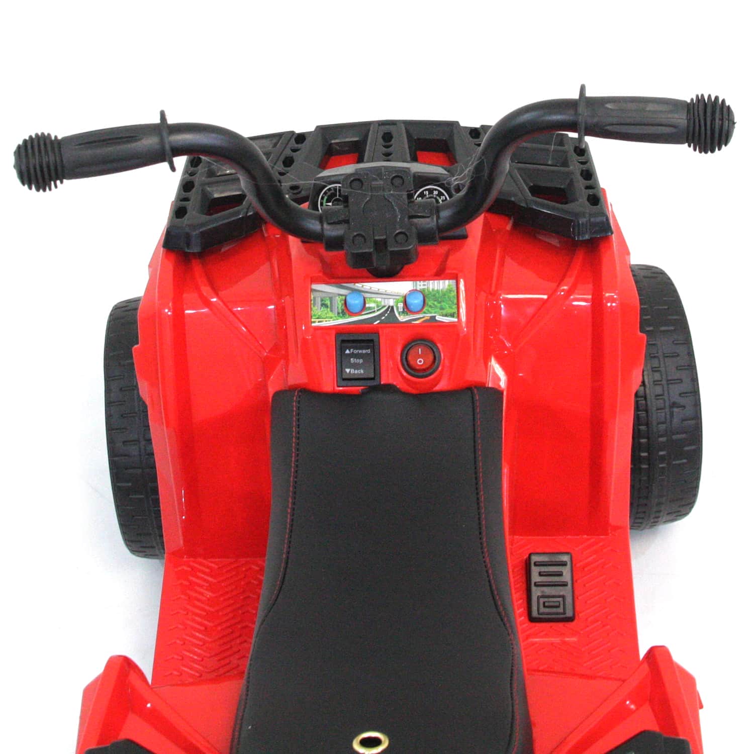 картинка Детский квадроцикл R1 на резиновых колесах 6V - 3201-RED 