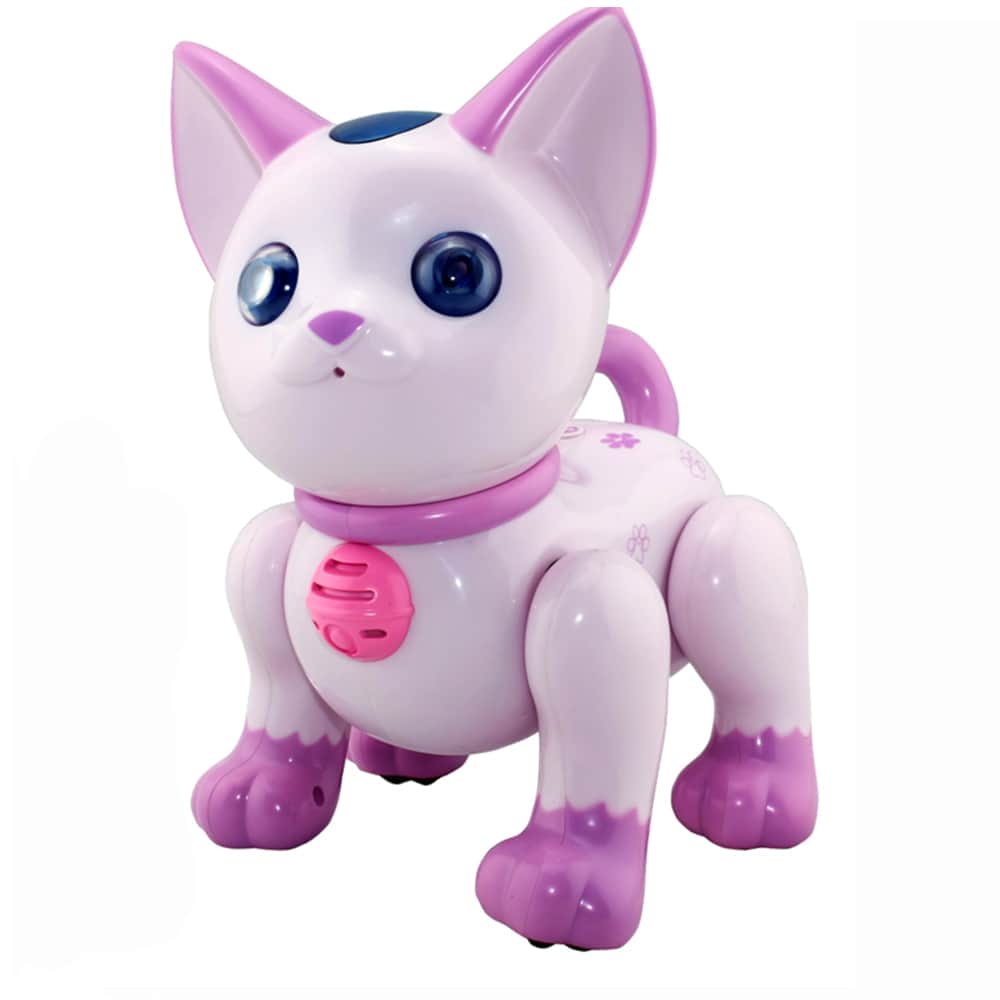 картинка Радиоуправляемый робот Интерактивный Розовый Кот - ZYA-A2744-2-PINK 