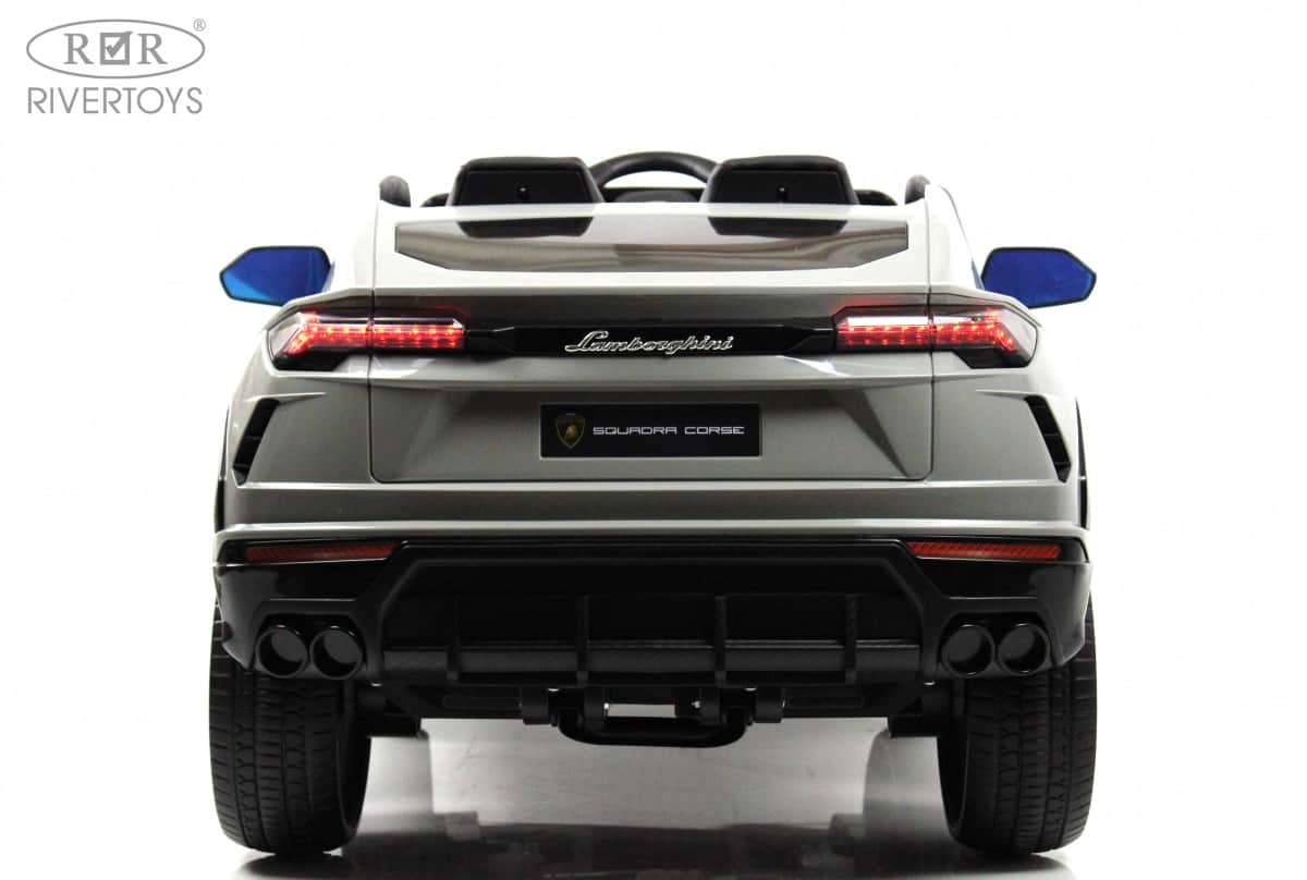 картинка Детский электромобиль Lamborghini Urus (E777EE) серый 