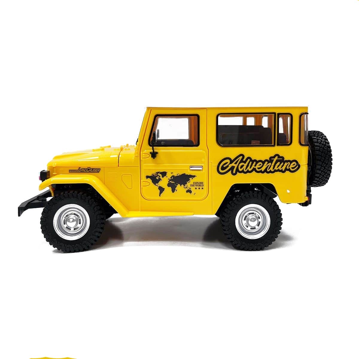 картинка Радиоуправляемый внедрожник TOYOTA FJ40 PRO (свет, выхлоп, Li-Po 5C) - HG4-50-PRO-YELLOW 
