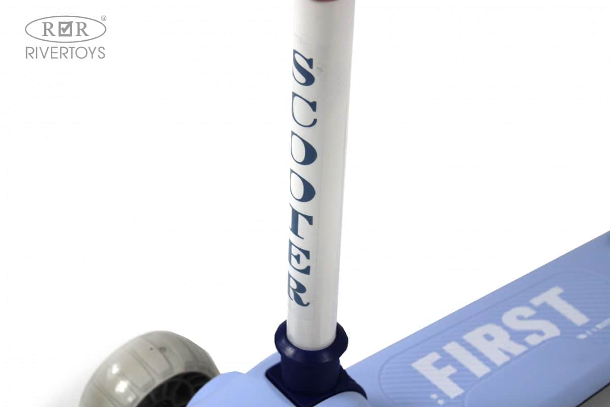 картинка Детский самокат HB-T-ONE голубой 