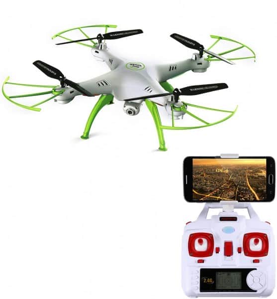 картинка Радиоуправляемый белый квадрокоптер Syma X5HW с барометром Wi-Fi FPV - X5HW 