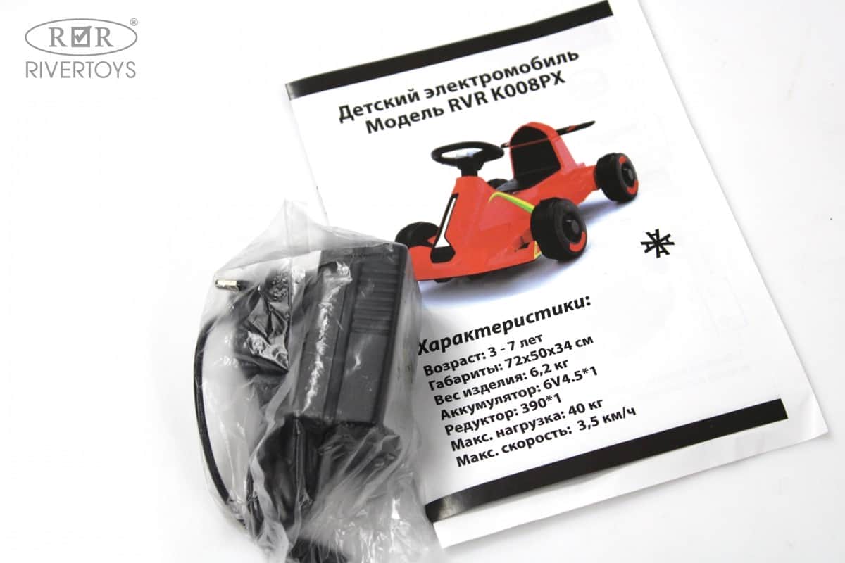 картинка Детский электромобиль K008PX белый 