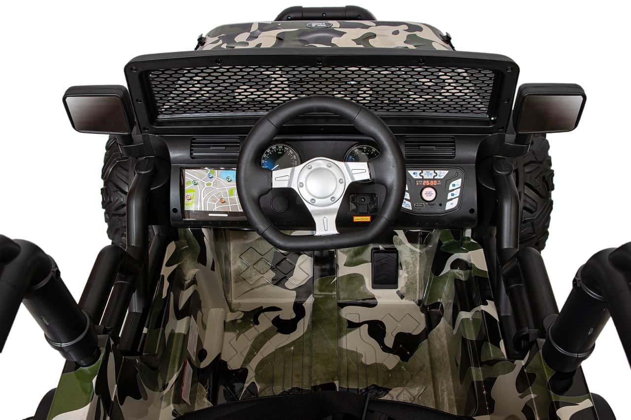 картинка Джип Jeep 24V JC666 Хаки зеленый краска 