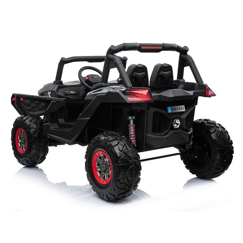 картинка Двухместный полноприводный электромобиль Black Carbon UTV-MX Buggy 12V - XMX603-BLACK-PAINT 