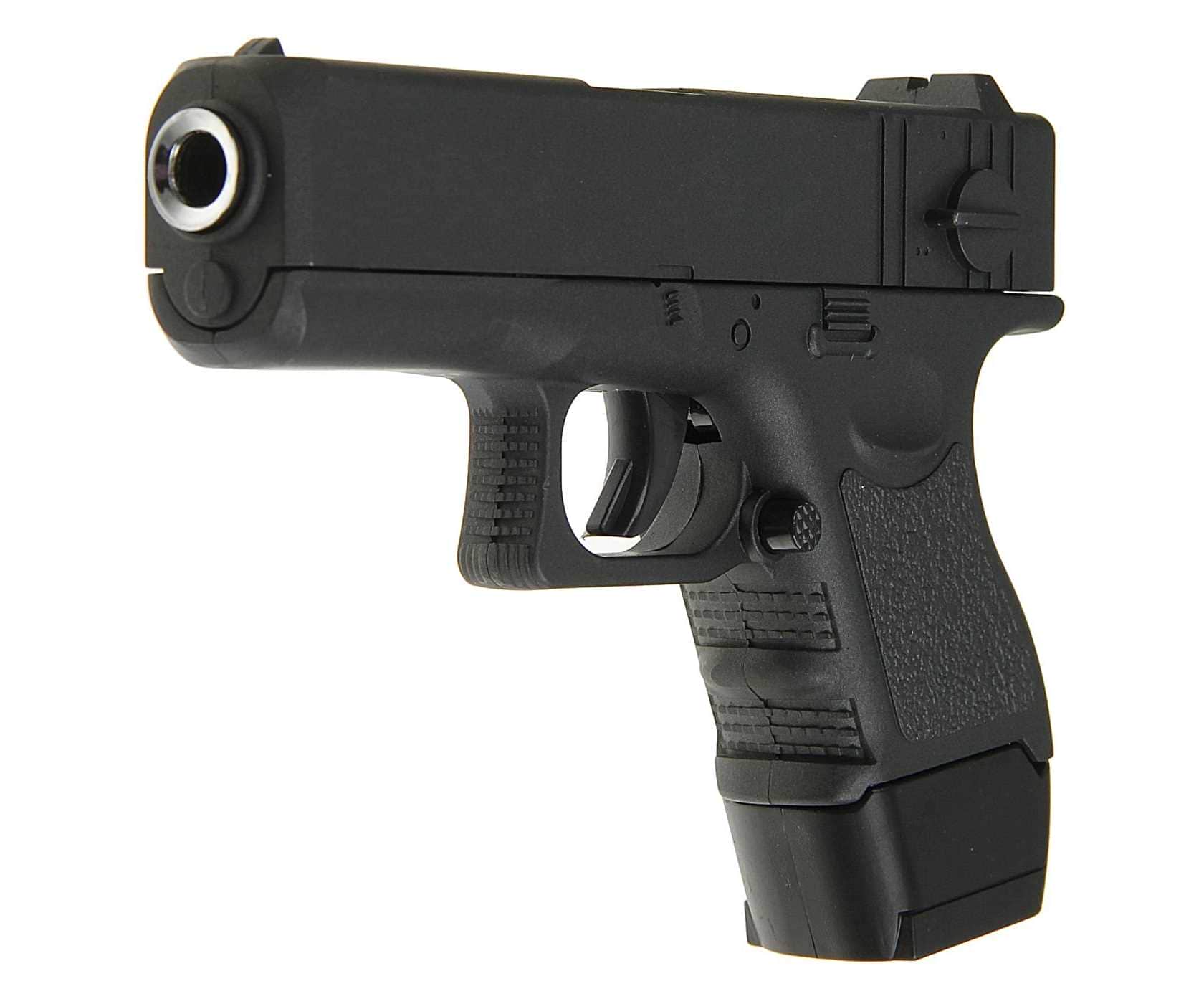 картинка Пистолет металлический Glock 17 mini (пневматика, 14 см) - G.16 