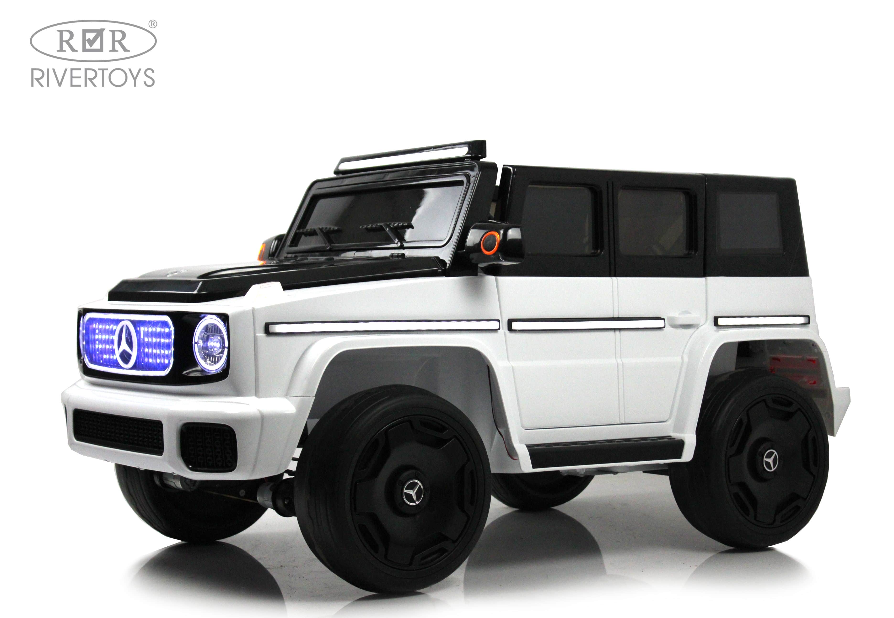 картинка Детский электромобиль Mercedes-Benz EQG (E222EE) белый 