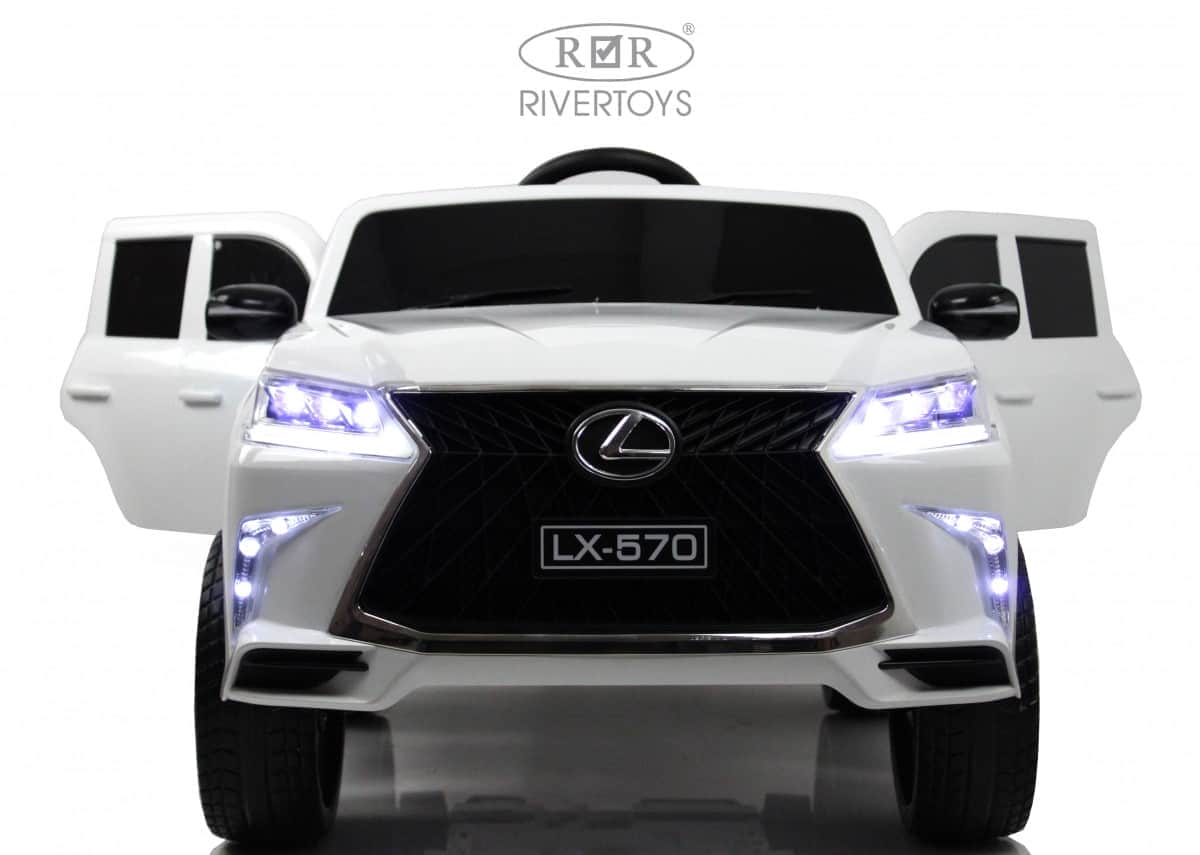 картинка Детский электромобиль Lexus 570 (E555EE) белый 