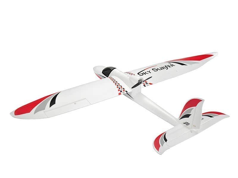 картинка Радиоуправляемый планер Top RC SKY SURFER 1400мм красный 2.4G RTF - TOP069C 