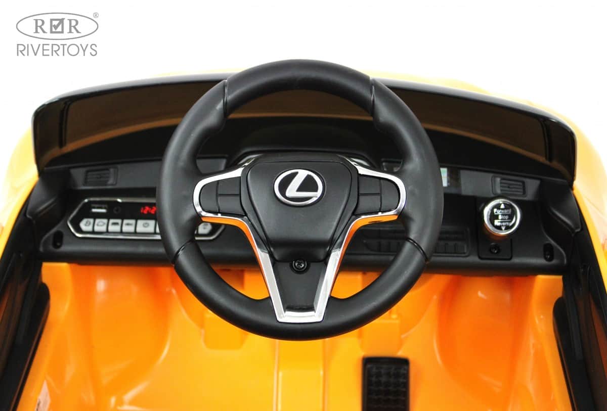 картинка Детский электромобиль Lexus LC 500 (JE1618) желтый 