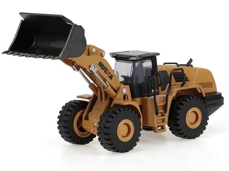 картинка Металлический бульдозер-погрузчик HuiNa Toys 1:50 - HN1714-2 