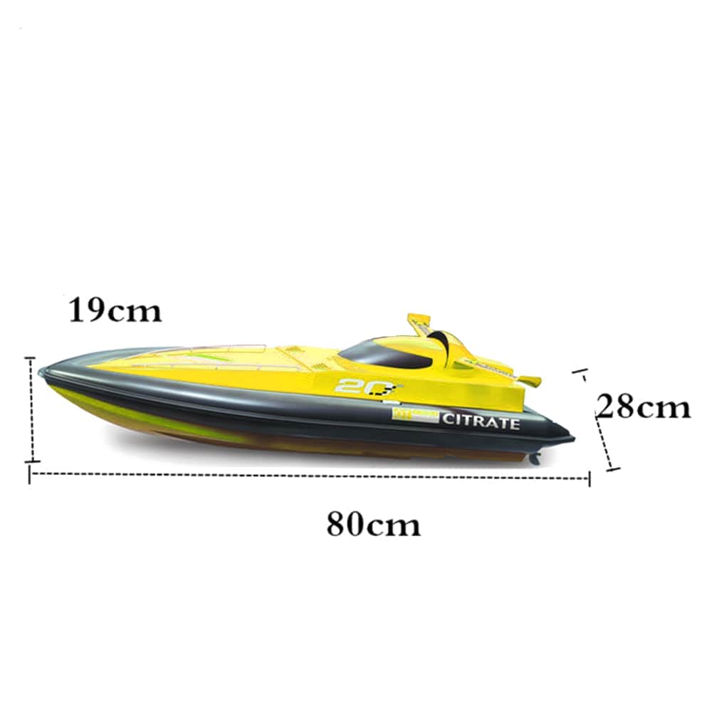 картинка Радиоуправляемый катер Create Toys Yellow Fierce (80 см, 15 км/ч) - CT-3332K-YELLOW 