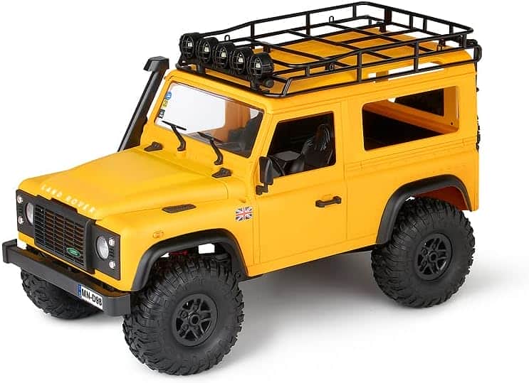 картинка Радиоуправляемый внедорожник Land Rover Defender 4WD 1:12 - MN-98-YELLOW 
