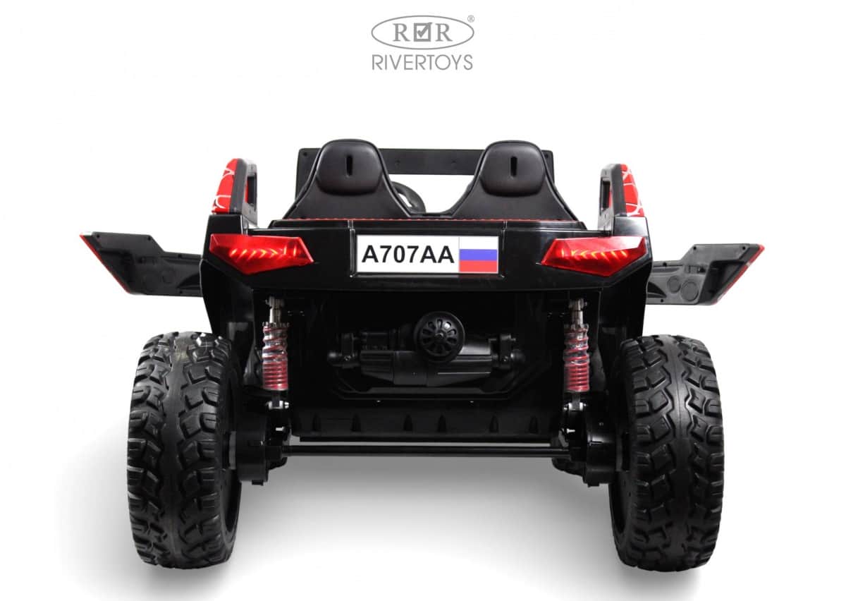 картинка Детский электромобиль A707AA LUX NEW 4WD красный Spider 
