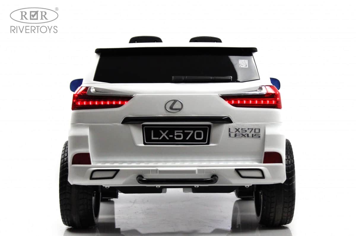 картинка Детский электромобиль Lexus 570 (E555EE) белый 
