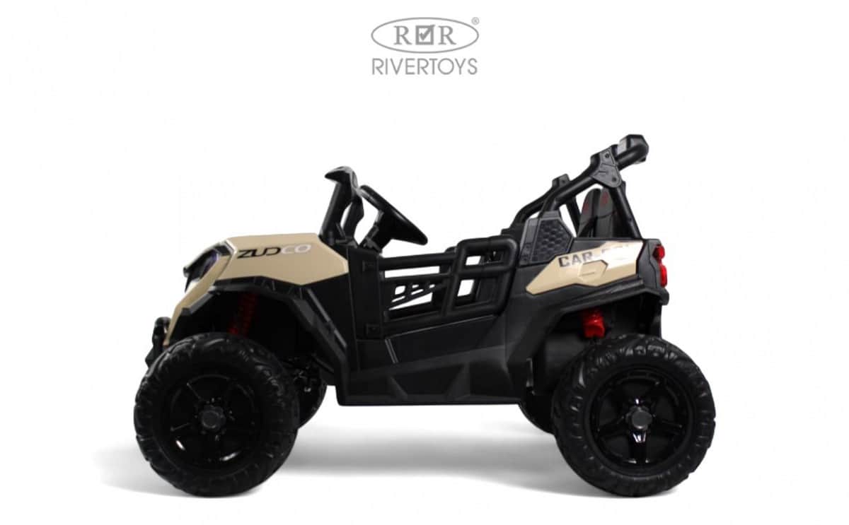картинка Детский электромобиль K555KK 4WD 24V бежевый 