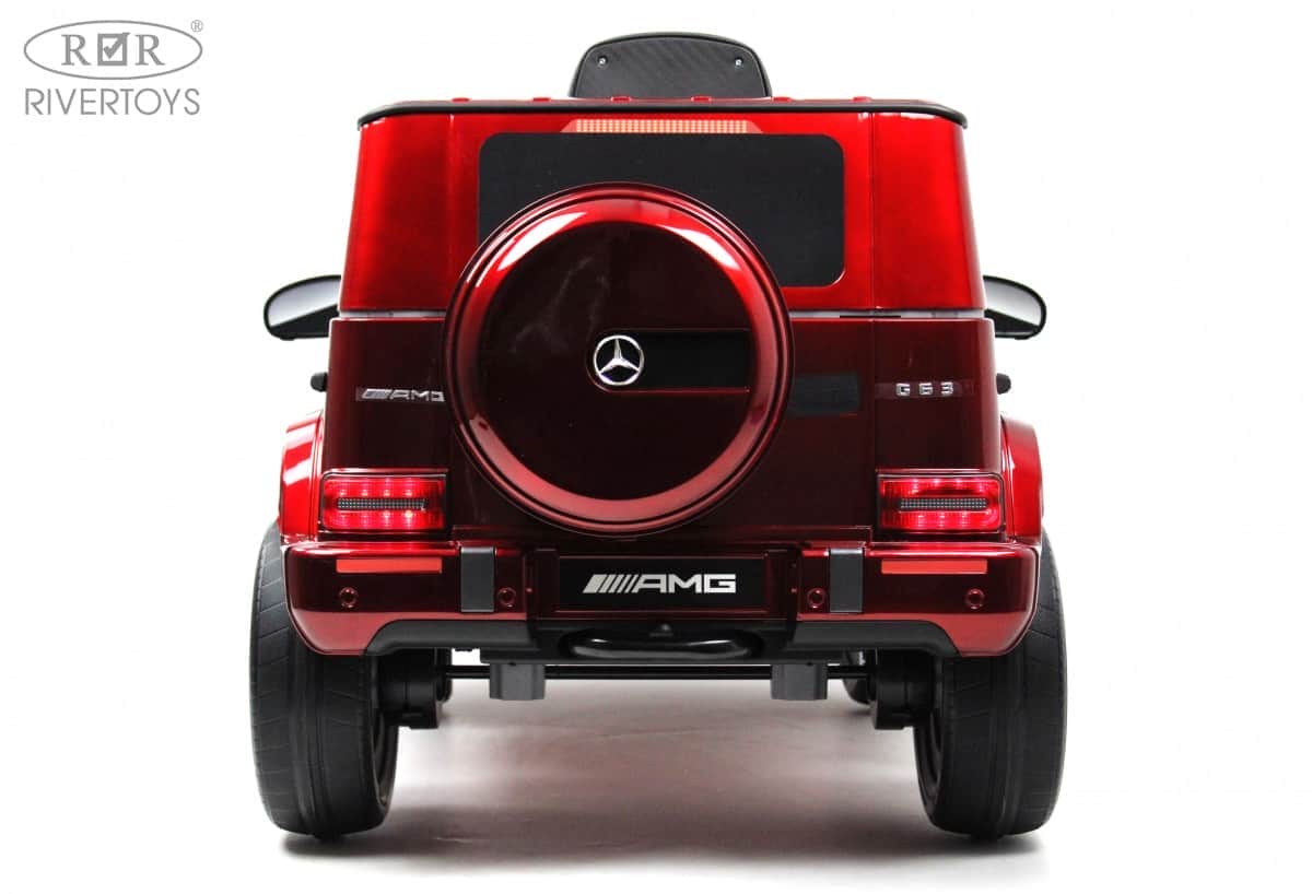 картинка Детский электромобиль Mercedes-Benz G63 4WD (K999KK) вишневый глянец 