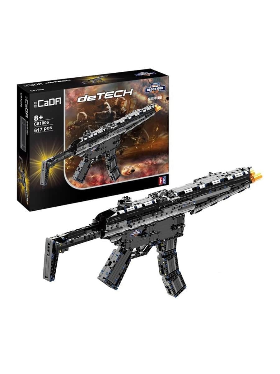 картинка Конструктор Cada deTech Пулемет MP5, 617 деталей - C81006W 