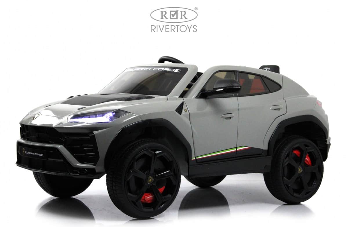 картинка Детский электромобиль Lamborghini Urus (E777EE) серый 
