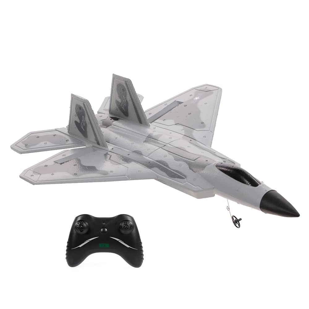 картинка Радиоуправляемый самолет для начинающих F22 Raptor 2.4G - FX822 