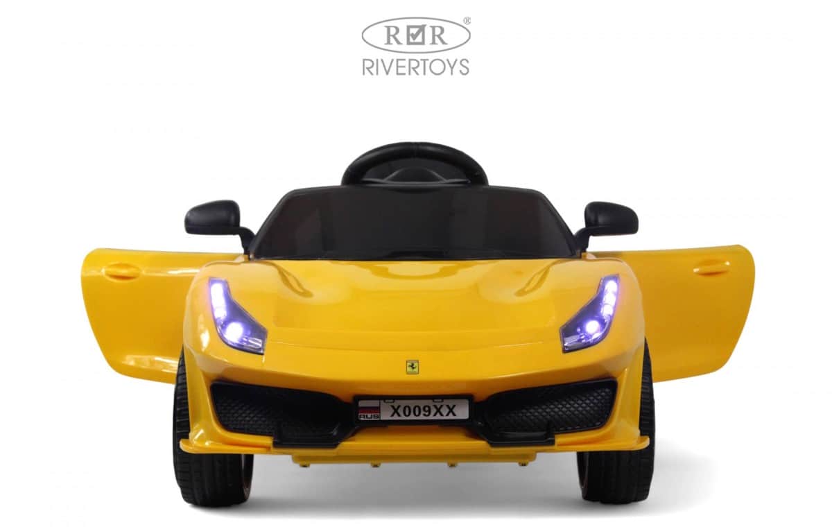 картинка Детский электромобиль X009XX желтый 