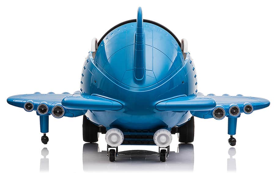 картинка Детский электромобиль - самолет 12V - JJ20201-BLUE 