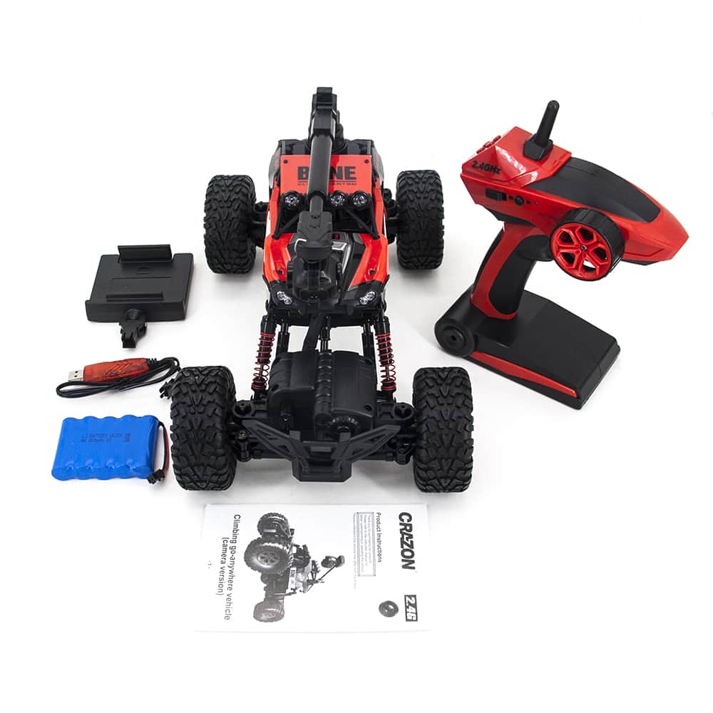 картинка Радиоуправляемый краулер-амфибия Crazon Red Crawler 4WD c WiFi FPV камерой - 171603B 